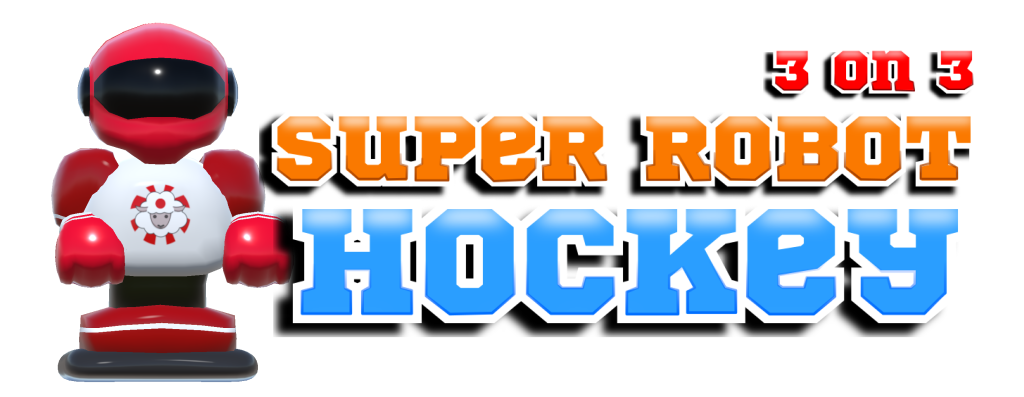 3 on 3 Super Robot Hockey logo